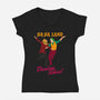 Ha Ha Land Dancing School-Womens-V-Neck-Tee-sachpica