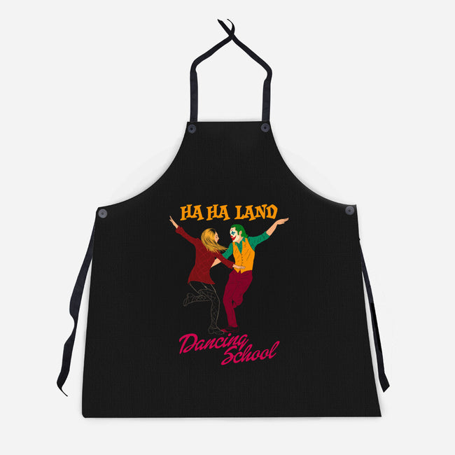 Ha Ha Land Dancing School-Unisex-Kitchen-Apron-sachpica