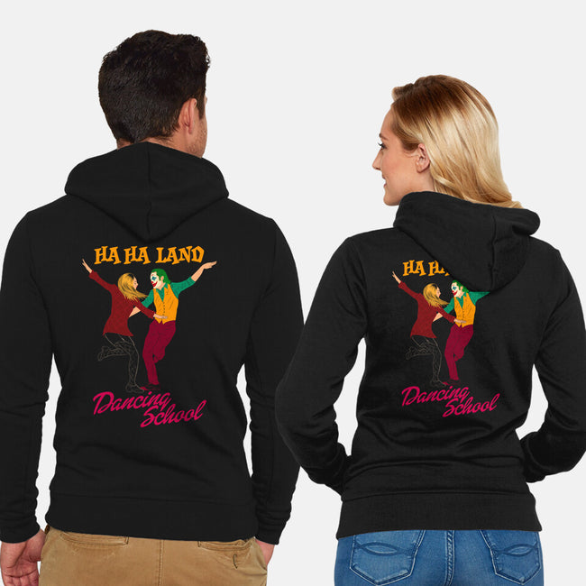 Ha Ha Land Dancing School-Unisex-Zip-Up-Sweatshirt-sachpica