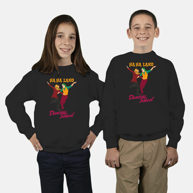 Ha Ha Land Dancing School-Youth-Crew Neck-Sweatshirt-sachpica