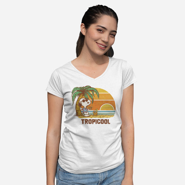 Tropicool-Womens-V-Neck-Tee-kg07