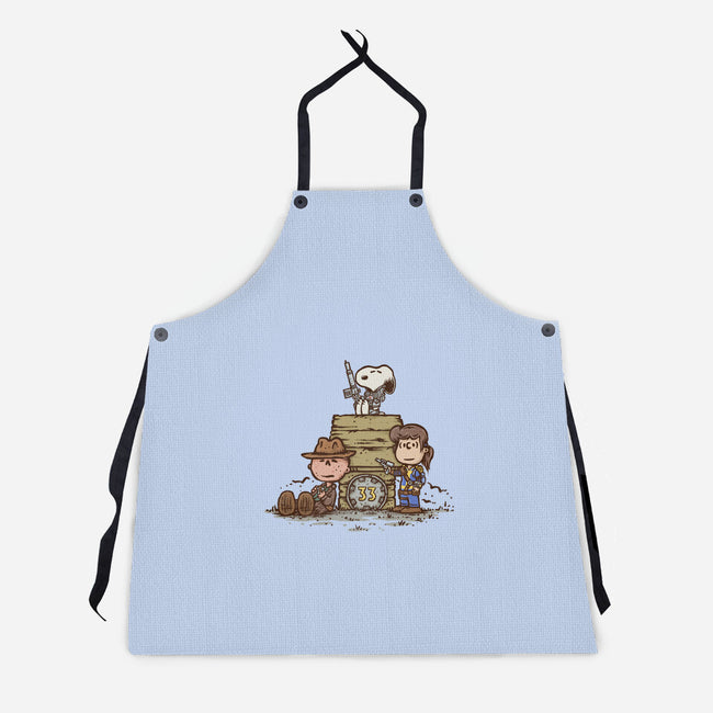 Beagle Of Steel-Unisex-Kitchen-Apron-kg07