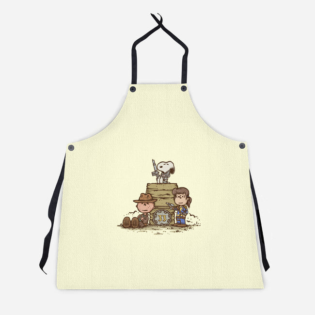 Beagle Of Steel-Unisex-Kitchen-Apron-kg07