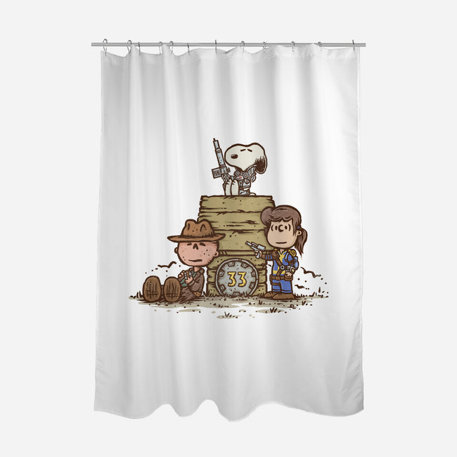 Beagle Of Steel-None-Polyester-Shower Curtain-kg07