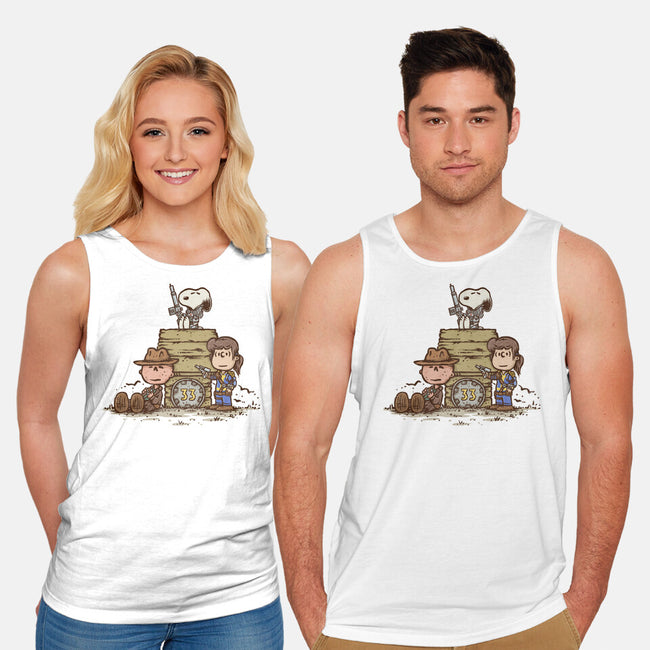 Beagle Of Steel-Unisex-Basic-Tank-kg07