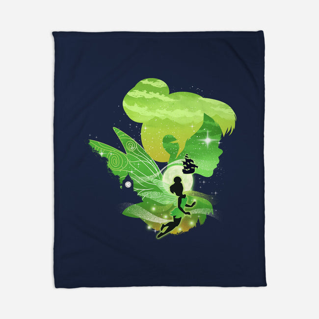 Tink Landscape-None-Fleece-Blanket-dandingeroz