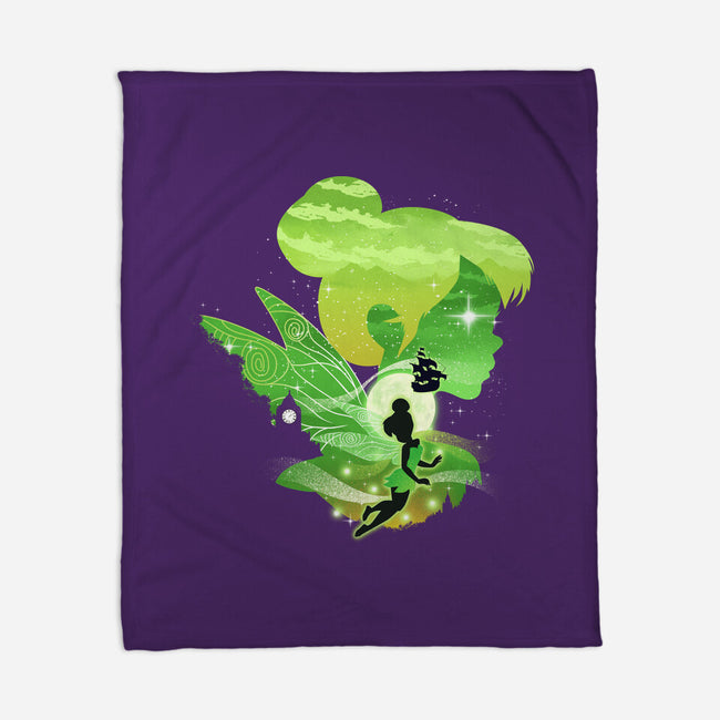 Tink Landscape-None-Fleece-Blanket-dandingeroz