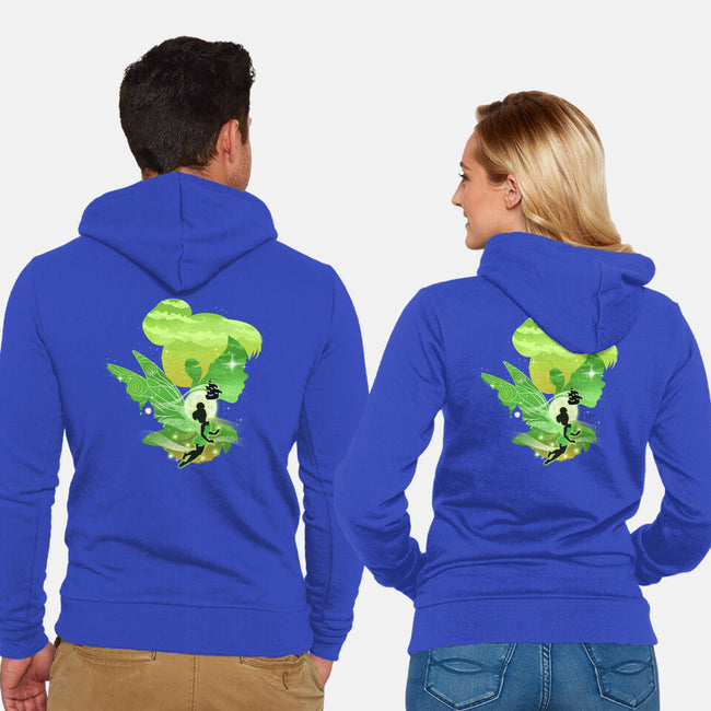 Tink Landscape-Unisex-Zip-Up-Sweatshirt-dandingeroz