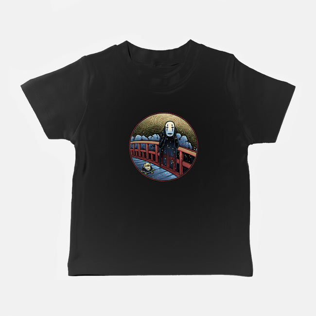 Bridge To The Spirit World-Baby-Basic-Tee-glitchygorilla