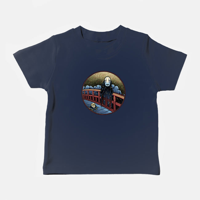 Bridge To The Spirit World-Baby-Basic-Tee-glitchygorilla