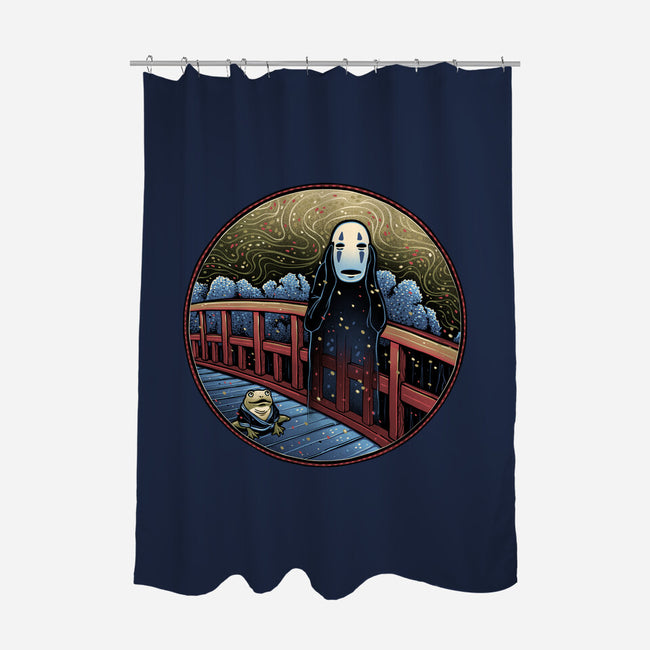 Bridge To The Spirit World-None-Polyester-Shower Curtain-glitchygorilla