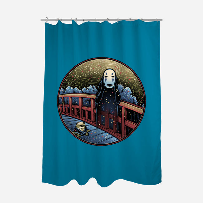 Bridge To The Spirit World-None-Polyester-Shower Curtain-glitchygorilla