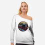 Bridge To The Spirit World-Womens-Off Shoulder-Sweatshirt-glitchygorilla