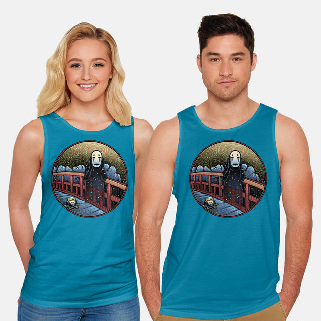 Bridge To The Spirit World-Unisex-Basic-Tank-glitchygorilla