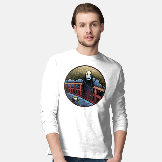 Bridge To The Spirit World-Mens-Long Sleeved-Tee-glitchygorilla