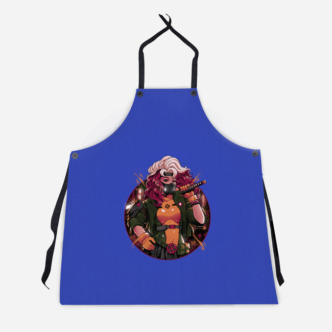 Samurai Mutant-Unisex-Kitchen-Apron-Bruno Mota