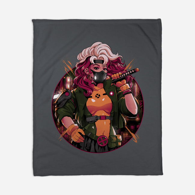 Samurai Mutant-None-Fleece-Blanket-Bruno Mota