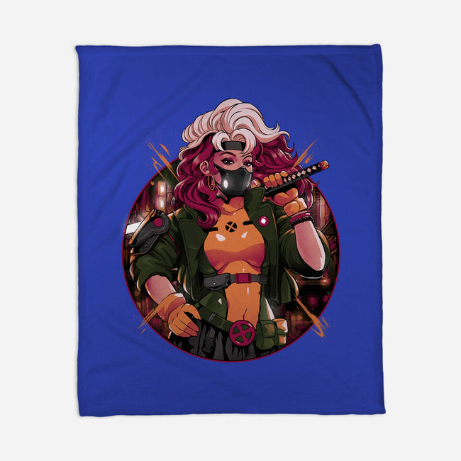 Samurai Mutant-None-Fleece-Blanket-Bruno Mota