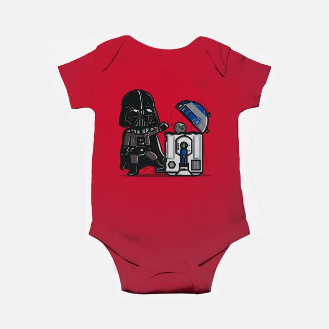 Robotic Trashcan-Baby-Basic-Onesie-Donnie