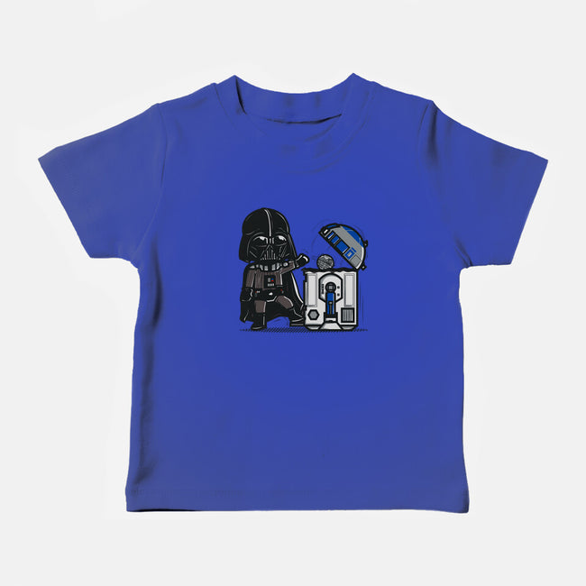 Robotic Trashcan-Baby-Basic-Tee-Donnie