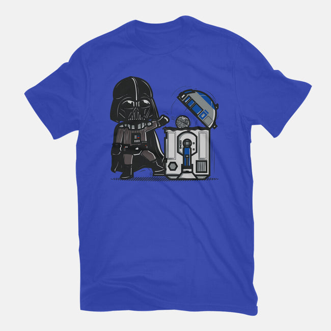 Robotic Trashcan-Unisex-Basic-Tee-Donnie