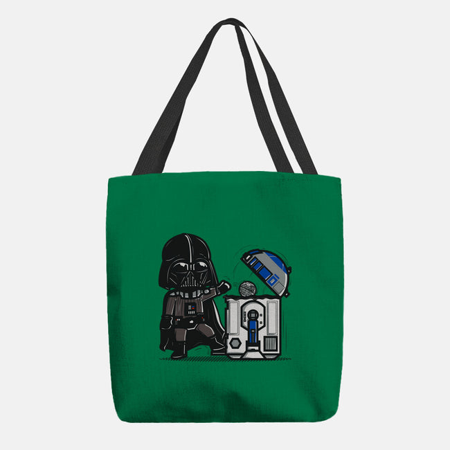 Robotic Trashcan-None-Basic Tote-Bag-Donnie