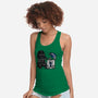 Robotic Trashcan-Womens-Racerback-Tank-Donnie