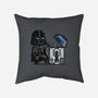 Robotic Trashcan-None-Removable Cover-Throw Pillow-Donnie