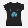 Spirit Of The Forest-Womens-V-Neck-Tee-Donnie