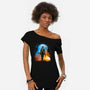 New America-Womens-Off Shoulder-Tee-Donnie