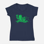 Vaultpoly II-Womens-V-Neck-Tee-Getsousa!