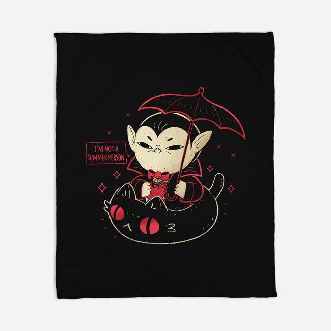 Cute Vampire Summer-None-Fleece-Blanket-xMorfina