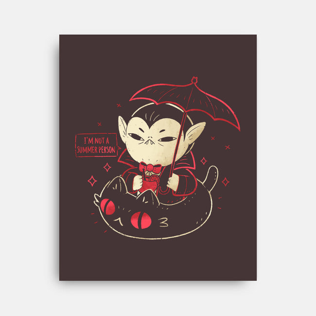 Cute Vampire Summer-None-Stretched-Canvas-xMorfina