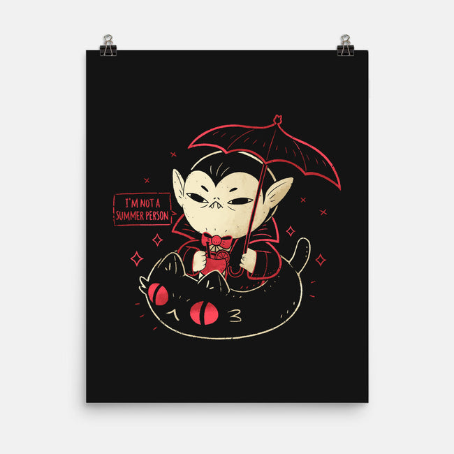 Cute Vampire Summer-None-Matte-Poster-xMorfina