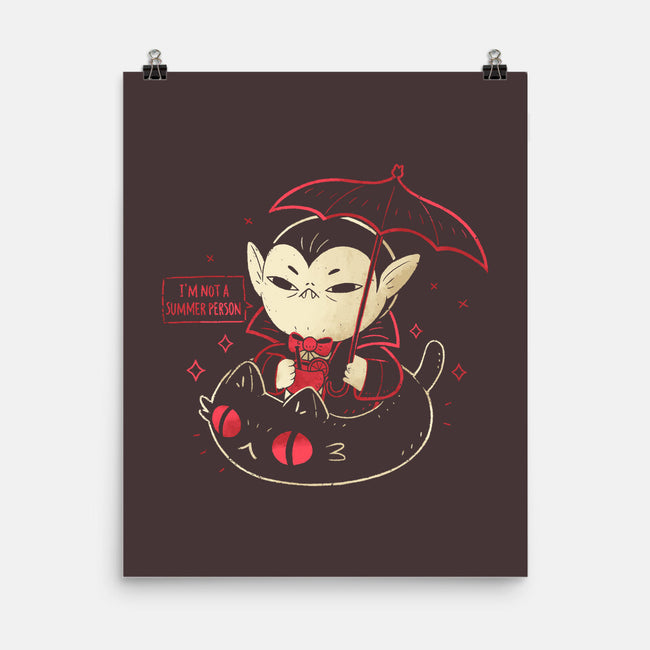 Cute Vampire Summer-None-Matte-Poster-xMorfina