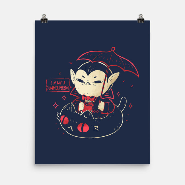 Cute Vampire Summer-None-Matte-Poster-xMorfina