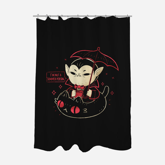 Cute Vampire Summer-None-Polyester-Shower Curtain-xMorfina