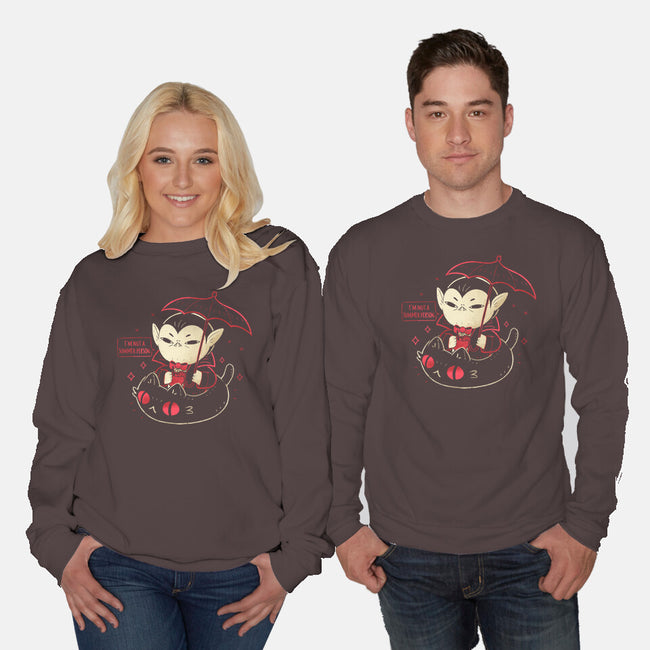 Cute Vampire Summer-Unisex-Crew Neck-Sweatshirt-xMorfina