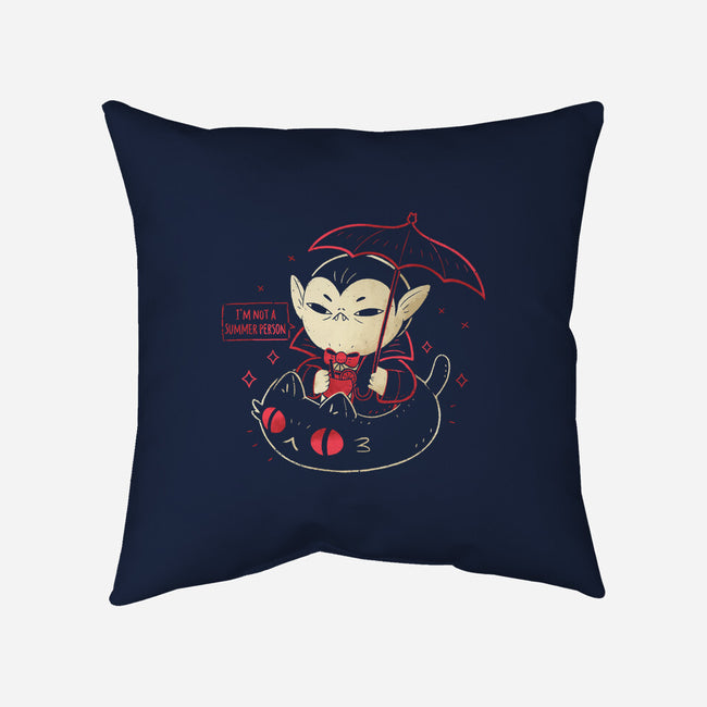 Cute Vampire Summer-None-Removable Cover-Throw Pillow-xMorfina