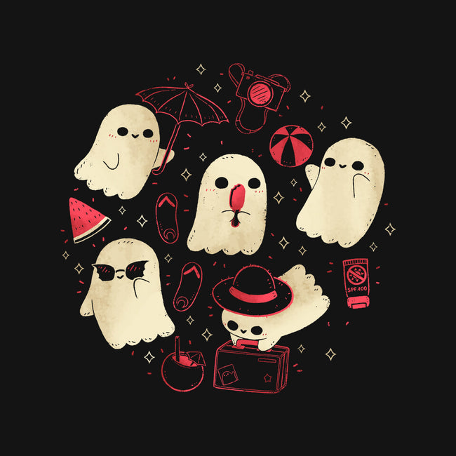 Creepy Kawaii Summer Ghosts-Youth-Crew Neck-Sweatshirt-xMorfina