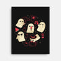 Creepy Kawaii Summer Ghosts-None-Stretched-Canvas-xMorfina