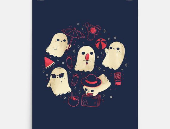 Creepy Kawaii Summer Ghosts