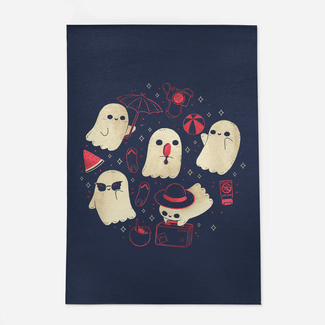 Creepy Kawaii Summer Ghosts-None-Indoor-Rug-xMorfina