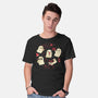 Creepy Kawaii Summer Ghosts-Mens-Basic-Tee-xMorfina