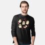 Creepy Kawaii Summer Ghosts-Mens-Long Sleeved-Tee-xMorfina