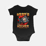 Here's The Kicker-Baby-Basic-Onesie-Boggs Nicolas