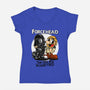 Force Head-Womens-V-Neck-Tee-joerawks