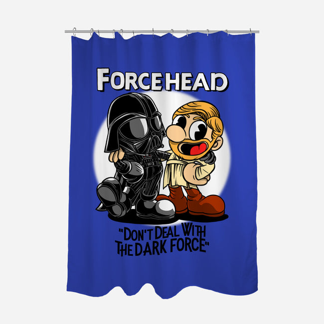 Force Head-None-Polyester-Shower Curtain-joerawks