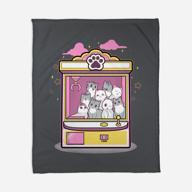 Kitty Claw Machine-None-Fleece-Blanket-Astrobot Invention