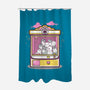 Kitty Claw Machine-None-Polyester-Shower Curtain-Astrobot Invention